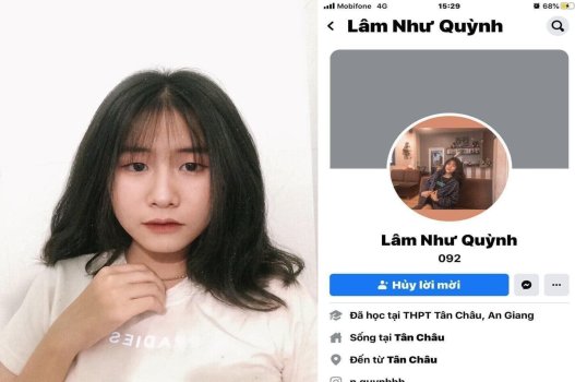 Lâm Như Quỳnh cười rạng rỡ khi bị phang tới